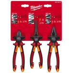 MILWAUKEE ELECTRICIAN PLIERS - 3 PCS SET